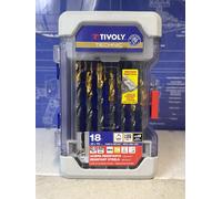 Tivoly Coffret forets métal 11453170006 - 18 forets Technic HSS Steam Tin Ø 2-10 mm