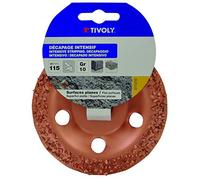 Tivoly Disque de surfaçage carbure XT10112011310 pour meuleuse D115 Grain XXL