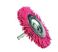 Tivoly Brosse circulaire Nylon Diam. 75 mm – Décapage du bois – Pour perceuse – Rouge
