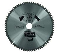 Lame de scie circulaire -Finition - Pour Bois dur, stratifié, parquet -Pour scie radiale Ø: 254 x Ø2: 30 x Z: 80 TIVOLY - XT50514004476