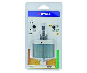 TIVOLY XT50522052004 - Sierra corona HCS inserción hexagonal / 1 HOJA/Uso OCASIONAL diámetro 65 mm largo 40 mm