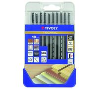 Tivoly XT505370001 Lames de scie, Gris, Set de 10 Pièces