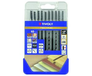 Tivoly XT505370001 Lames de scie, Gris, Set de 10 Pièces