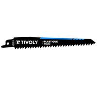 Tivoly XT505820101 Lot de 2 lames de scie sabre spécial plastique L150 Coupe 6-100mm