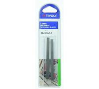 TIVOLY XT60642000181 - Blister Hojas reversibles de carburo de tungsteno 82x5,5x1,1 mm (Envase de 2 pz.)