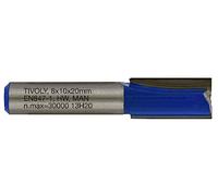Tivoly XT60642067836 Fraises de défonceuse à rainer droit | 2 tranchants rectifiés au diamant Ø 10mm