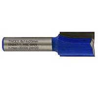 Tivoly XT60642067838 Fraises de défonceuse à rainer droit | 2 tranchants rectifiés au diamant Ø 14mm