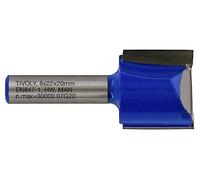 Tivoly XT60642067844 Fraises de défonceuse à rainer droit | 2 tranchants rectifiés au diamant Ø 22mm