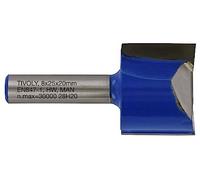 Tivoly XT60642067847 Fraises de défonceuse à rainer droit | 2 tranchants rectifiés au diamant Ø 25mm