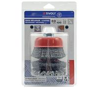 TivolyXT20252580208 Lot 3 Brosses M14 : coupe; conique ondulée ; conique torsadée ; fil acier