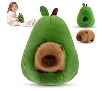 TIVUNORON Avocat Capybara Peluche 35cm, Jouet Mignon et Doux, Poupée en Peluche pour Enfants et Adultes, Cadeau d'Anniversaire