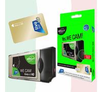 DIGIQUEST Yes, We CAM - We CAM Tivùsat HD, KItTivusat pour TV et décodeur Module CAM et SMARTCARD - Carte Tivùsat Incluse