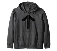 Tiwaz Rune Viking Runic Alphabet Tyr Honor Fortune Sweat à Capuche