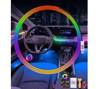 Tixexo Éclairage Intérieur de Voiture, USB LED Interieur Voiture, RGB Bande LED Decoration Voiture avec ContrôLe App,Car Accessories Deco,Cadeaux pour hommes/femmes