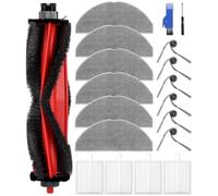 Tixexo Kit d'accessoires pour Roborock Q7 M5/Q7 M5+/Q7 L5/Q7 L5+ Aspirateur, 1 Brosse Principale, 4 Filtres, 6 Lingettes, 6 Brosses Latérales, Pièces de Rechange pour Roborock Q7 M5
