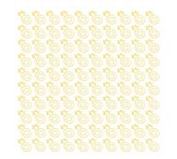 Tixiyu 100 Pièces Trombones en or Métal galvanisé Durable Style Mignon pour Bureau étude Trombones en or