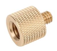 Tixiyu Adaptateur de Vis en Laiton, Réducteur de Filetage Durable pour Caméras ou Microphones, Adaptateur de Vis de Trépied 1/4 Mâle à 3/8 Femelle
