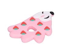 Tixiyu Anneau de Dentition en Silicone en Forme de Hérisson et de Fraise pour bébé, Protection Fine, pour Bébés Heureux (#1)