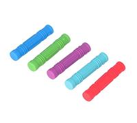 Tixiyu Anneau de Dentition en Silicone pour bébé, Ensemble de 5 Pièces, Bâton de Dentition Sûr et Durable pour les Nouveau-nés et les Nourrissons