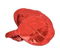 Tixiyu Ballons Rouges Vibrants en Forme de Cœur, 50 Pièces, Décoration en Film D'aluminium pour Fête de Mariage