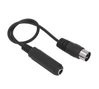 Tixiyu Câble Adaptateur MIDI Femelle à 5 Broches, 6.35mm, Câble Adaptateur Audio Plug and Play de Haute qualité pour Haut-parleurs en Plastique et en Métal