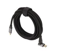 Tixiyu Câble USB C à 90 Degrés Cordon de Charge Rapide Professionnel 4K 60 Hz pour Pont à Vapeur en Alliage D'aluminium et Nylon 1 X (300 cm)