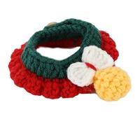 Tixiyu Collier pour canards, poules et oies, tricoté avec du fil de laine, doux et confortable, accessoire pour animaux de compagnie, pour Noël, Halloween, fête d'anniversaire (S)