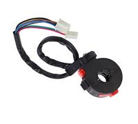 Tixiyu Commutateur de Guidon de Moto Universel 22mm/0,87 Pouces, Levier de Starter pour Feux de Croisement et de Route pour ATV