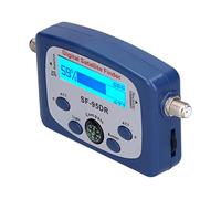 Tixiyu Compteur de force de signal satellite avec amplificateur intégré pour un réglage et une installation faciles, détecteur de signal satellite numérique LED portable avec boussole pour camping en