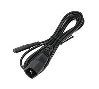 Tixiyu Cordon Adaptateur d'alimentation IEC320 C14 à C7, Câble Fiable de 6,6 Pieds pour Appareil Photo Numérique, Moniteur LCD, Imprimante, Matériau PVC