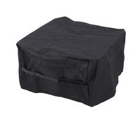 Tixiyu Couvercle de Plaque Chauffante de 22 Pouces Couvercle de Gril à Dessus Plat Couvercle de Plaque Chauffante électrique 600D PVC avec Design Noir pour Une Utilisation Extérieure