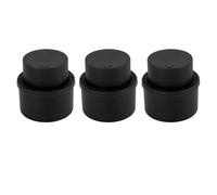 Tixiyu Couvercles de Bouteilles de Boissons en Plastique Réutilisables, Bouchon de Bouteille de Soda à Joint Professionnel, 3 Pièces pour Boissons Gazeuses (Noir)