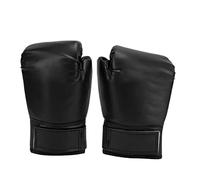 Tixiyu de Boxe D'entraînement Unisexe pour Adultes, Haute qualité Sanda Muay Thai 10oz pour Les Amateurs de Boxe et de Fitness (Noir)