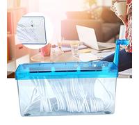 Tixiyu Déchiqueteuse de Papier A4 Manuelle Portable, Coupe-Documents Antidérapant pour Bande de Bureau, pour Usage Domestique et au Bureau