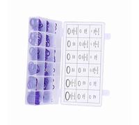 Tixiyu Ensemble de 270 Joints en Caoutchouc de Climatisation de Voiture de qualité Supérieure pour la Prévention et le Remplacement des Fuites, Kit de Joint Torique Vert/violet pour Porte et Fenêtre