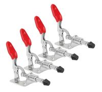 Tixiyu GH- 301AM Ensemble de Pinces à Bascule Push-pull Robustes de 45 Kg pour le Travail du Bois et la Fabrication de Moules pour le Travail des Métaux pour 4 Pièces