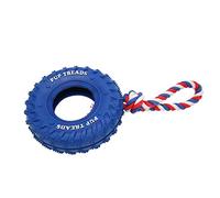 Tixiyu Jouet Interactif en Caoutchouc pour Chien, Jouet de Distribution de Friandises Rechargeables pour Bergers Allemands (Bleu)