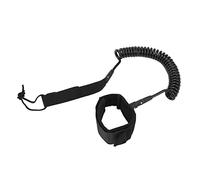 Tixiyu Laisse de Planche de Surf, Corde de Jambe Noire à Haute élasticité, pour Longboards de Surf, Matériau TPU Véritable pour Hommes, Femmes et Enfants (8 Pieds)