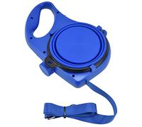 Tixiyu Laisse pour chien de petite taille, multicolore, légère, portable, avec rangement caché pour friandises et gamelle d'eau, laisse non rétractable pour un meilleur contrôle, pour les amoureux des