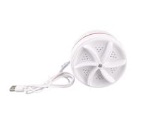 Tixiyu Machine à laver à ultrasons portable, forte élimination des taches, 50 secondes, marche avant et arrière, arrêt automatique pour étudiants, capacité de 6 kg/13,2 lb