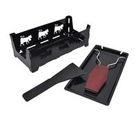Tixiyu Mini Gril à Raclette au Fromage, Ustensiles de Cuisson Antiadhésifs Portables pour de Délicieux Repas, Couleur Acajou 7,1x3,3x2,4 Pouces
