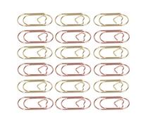Tixiyu Mini Trombones en or Rose et or, Belle Forme, 100 Pièces, Petits Trombones pour L'organisation des Documents, Matériau Métallique Durable