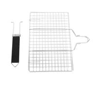 Tixiyu Panier à légumes amovible en acier inoxydable 304 pour barbecue camping en plein air