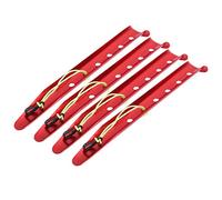 Tixiyu Piquets de Tente Coupe-Vent en Alliage D'aluminium pour Camping en Plein Air, Clous de Boue de Neige en Forme de U Haute Résistance pour 3-4 Personnes, 12,2 X 1,7 Pouces, 4 Pièces