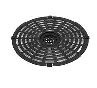 Tixiyu Plaque de Friteuse Ronde Antiadhésive, Plateau Remplaçable en Acier Durable pour la Cuisine du Restaurant, Conception de Poignée en Acier Inoxydable de qualité Alimentaire pour la Cuisson du