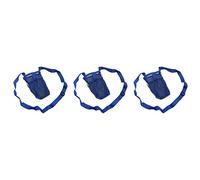 Tixiyu Porte-Bouteille d'eau Manchon de Fronde en Nylon Durable pour Sport Salle de Sport Randonnée Camping Marche 3 Pièces (Bleu)