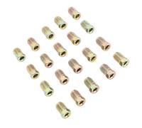 Tixiyu Raccords de Conduite de Frein Métriques, écrous de Conduite de Frein Durables pour Tubes de 3/16, Applications Automobiles, Paquet de 20