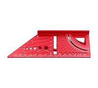 Tixiyu Règle de Mesure Carrée pour le Travail du Bois, Alliage D'aluminium Durable de Haute dureté pour un Travail Efficace pour les Amateurs de du Bois