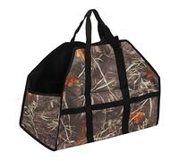 Tixiyu Sac Fourre-Tout de Transport de Bois de Chauffage, Sport Pattern de Feuilles de Grande capacité, Porte-bûches en Tissu Oxford Durable pour Le Camping et Les Pique-niques