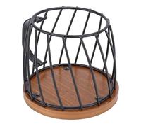 Tixiyu Support de Dosettes de café de Grande capacité, Panier de Rangement de Capsules de café en Fil Métallique Robuste pour Sachets de thé, Sachets de Sucre, Organisateur de Dosettes de élégant